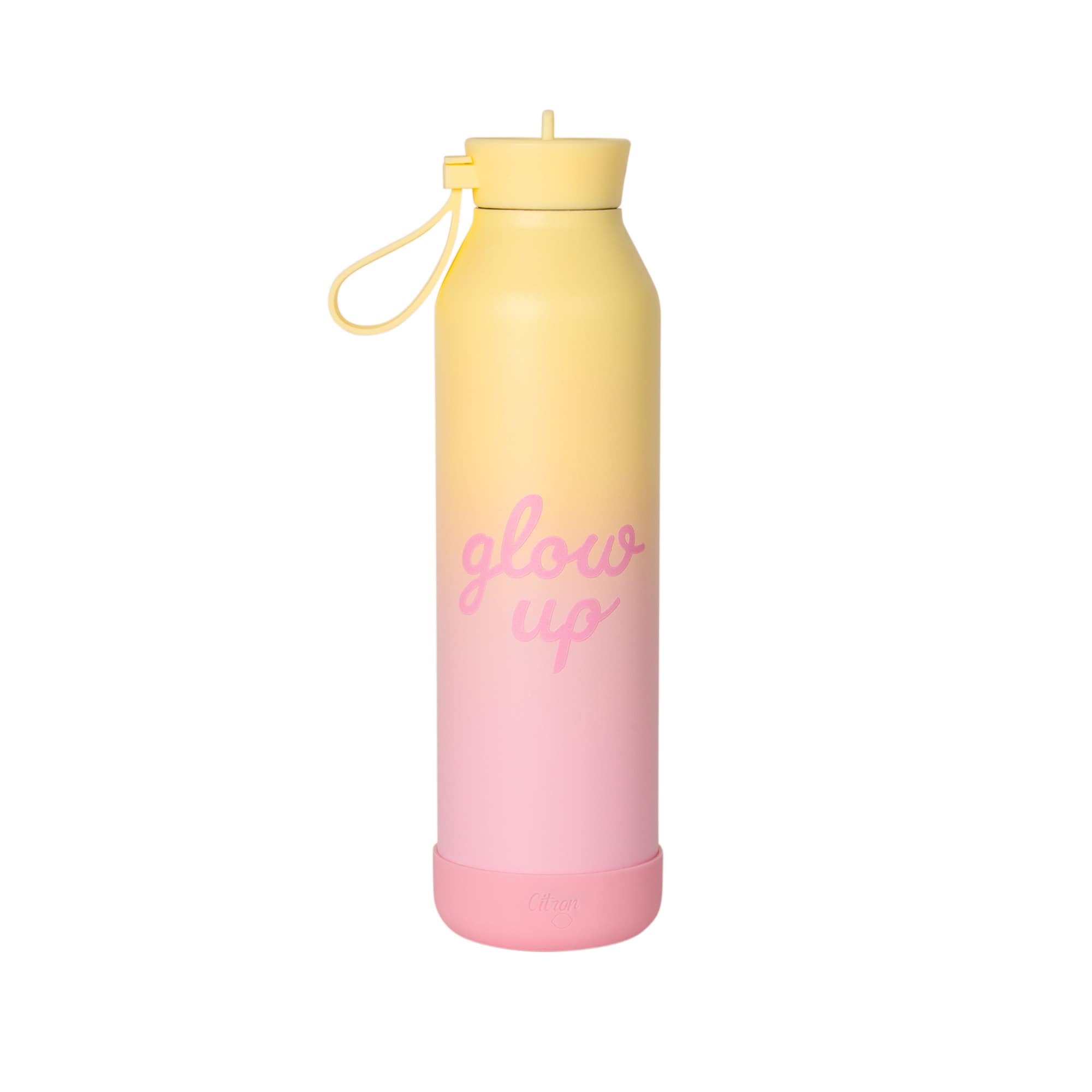 Citron Butelka Termiczna ze Stali Nierdzewnej 750ml - Glow Up Pink Yelllow