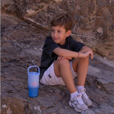 Citron Tumbler 600ml - Glow Up Blue