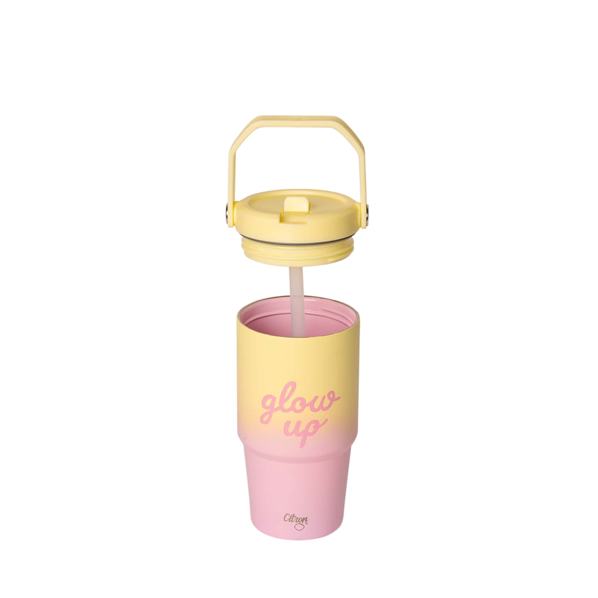 Citron Tumbler 600ml - Glow Up Pink Yellow