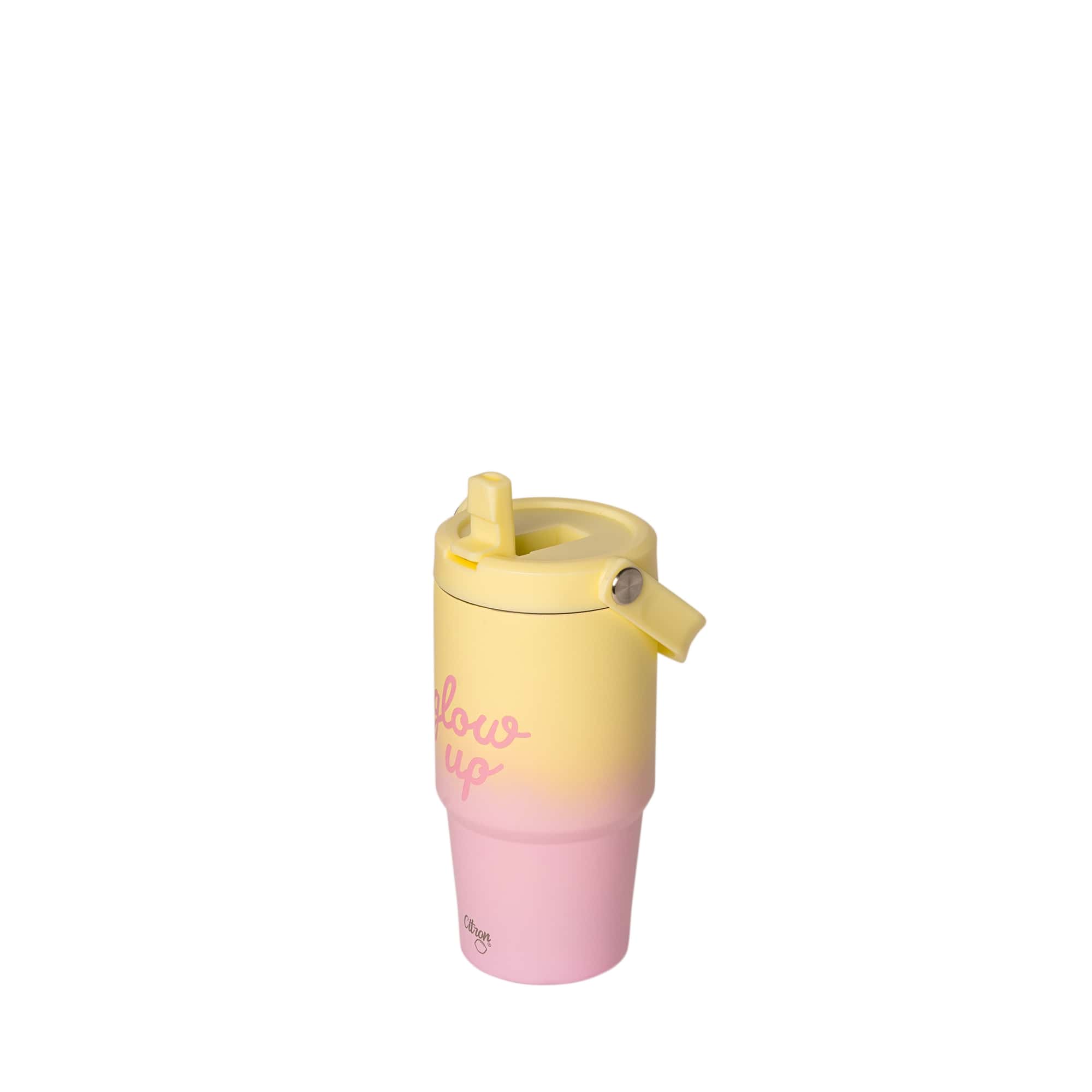 Citron Tumbler 600ml - Glow Up Pink Yellow