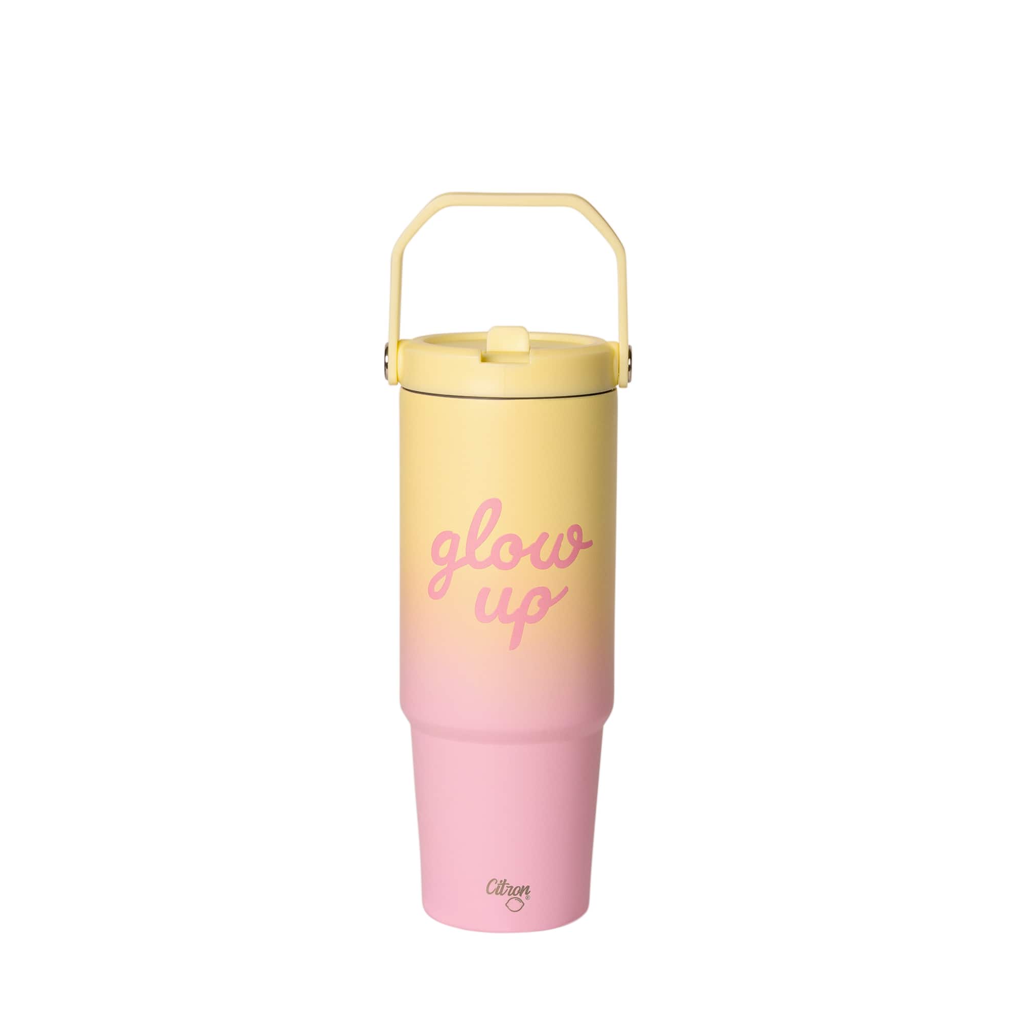 Citron Tumbler 900ml - Glow Up Pink Yellow