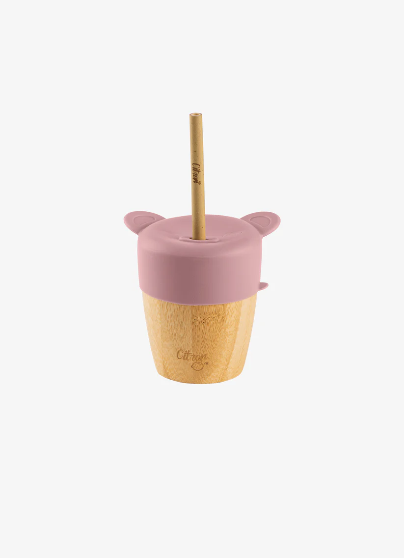 Citron Bambusowy Kubek Niekapek Blush Pink