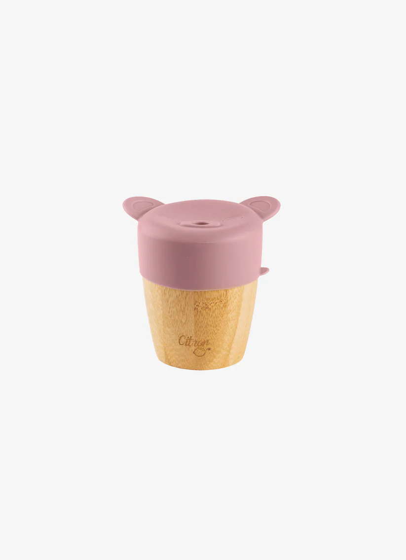 Citron Bambusowy Kubek Niekapek Blush Pink