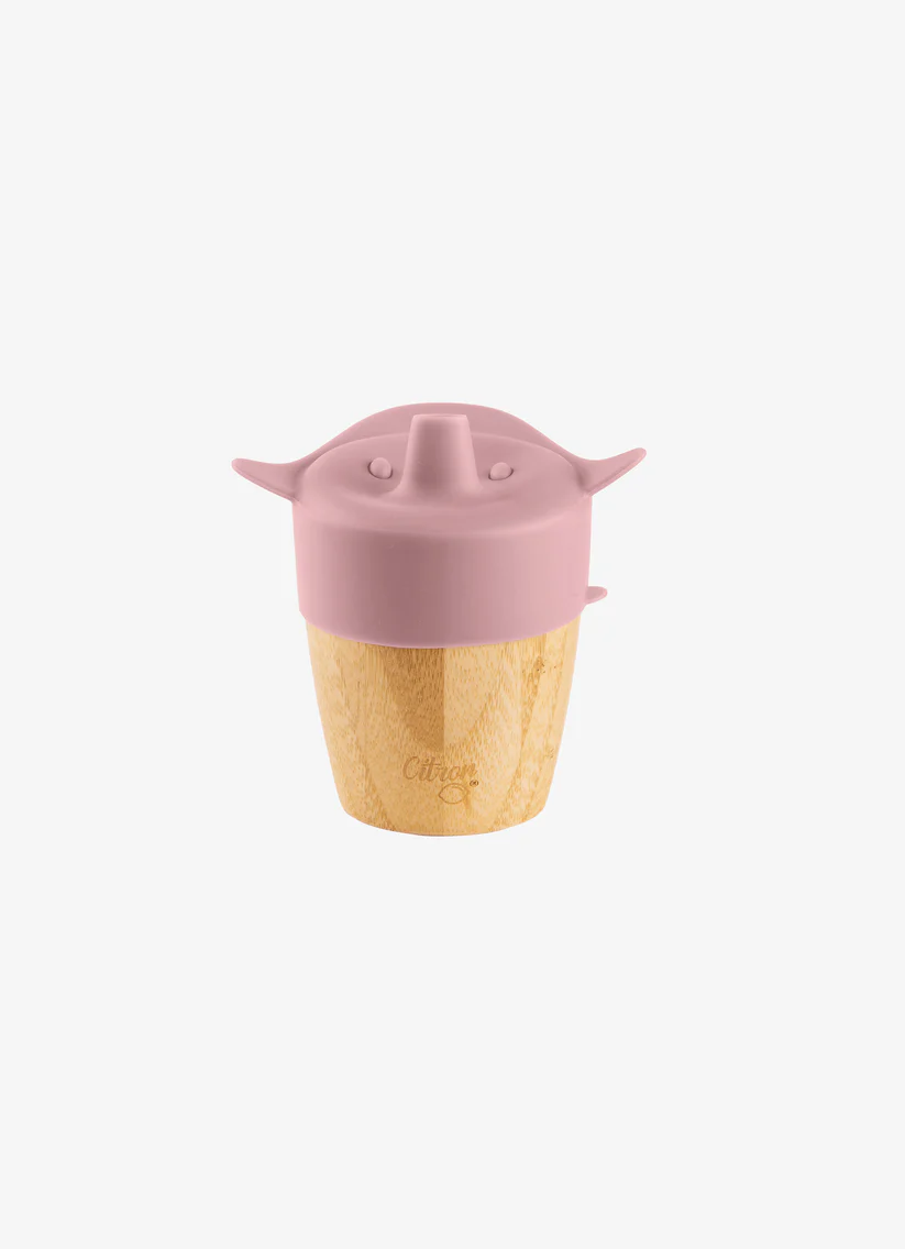 Citron Bambusowy Kubek Niekapek Blush Pink