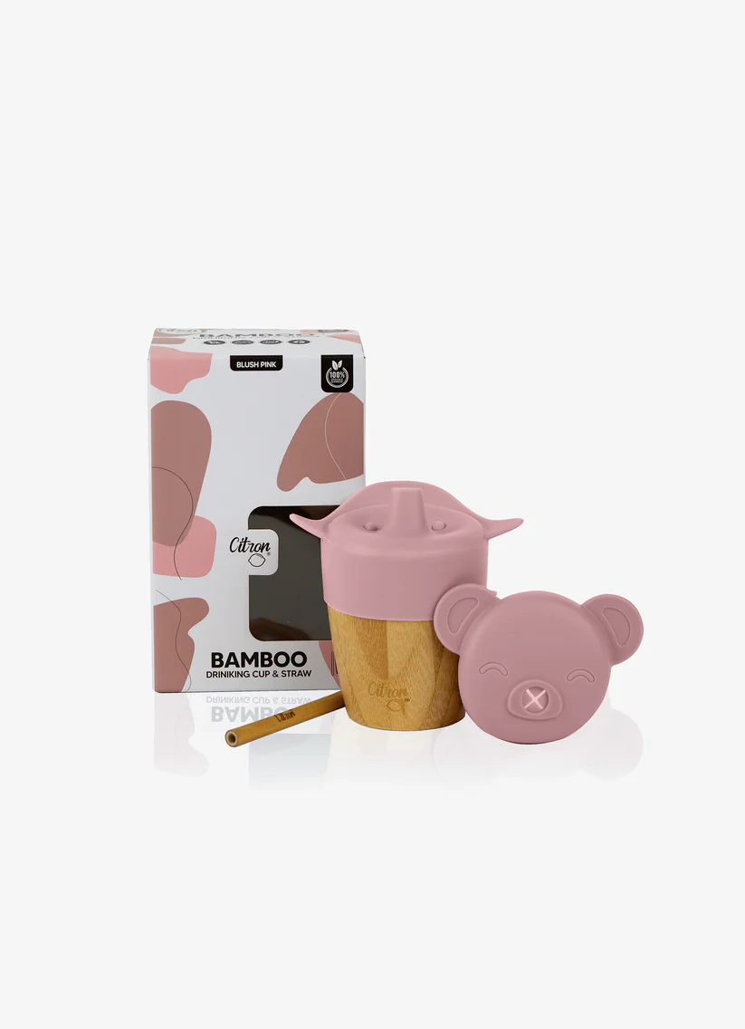 Citron Bambusowy Kubek Niekapek Blush Pink