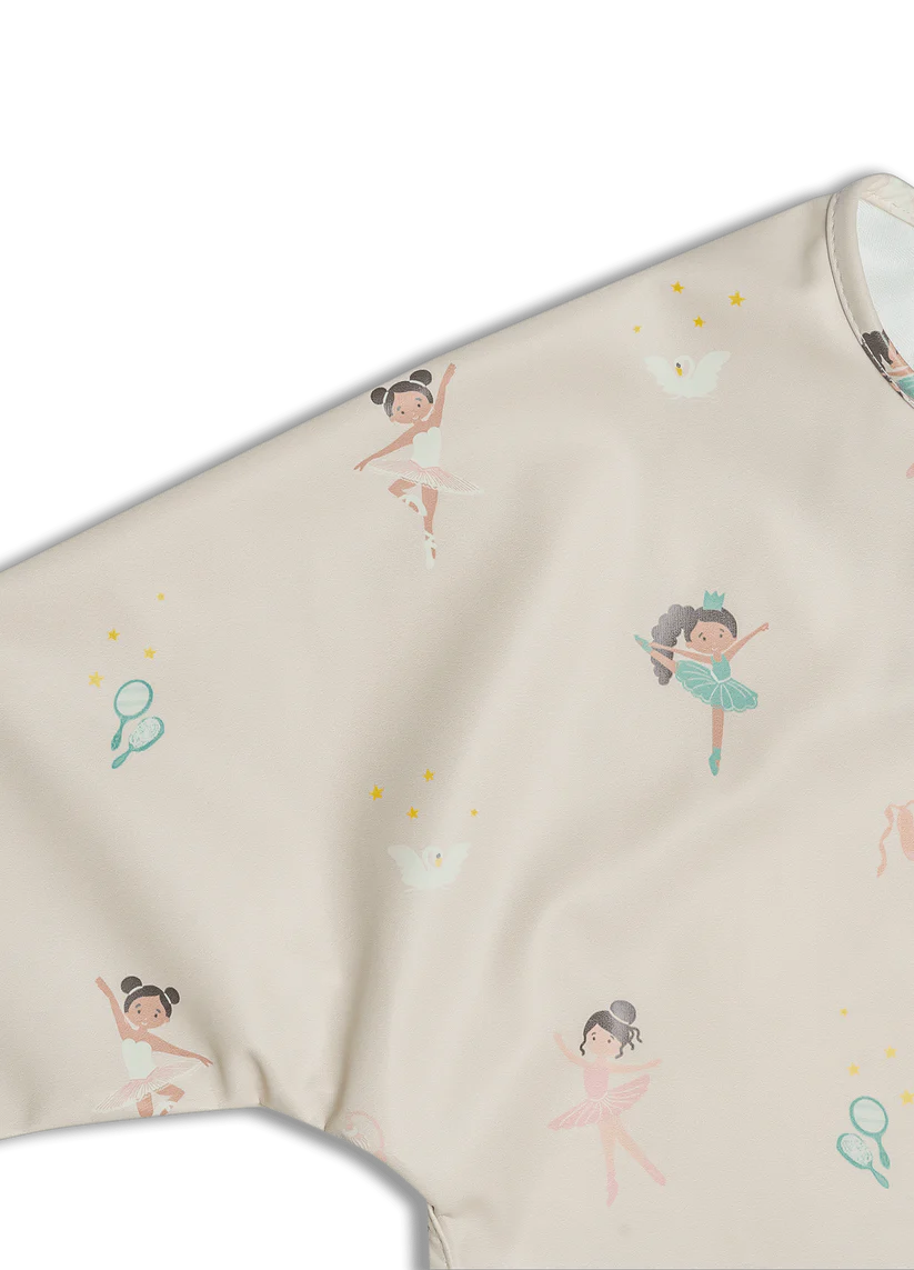 Citron Wodoodporny Śliniak z Długim Rękawkiem BLW Ballerina