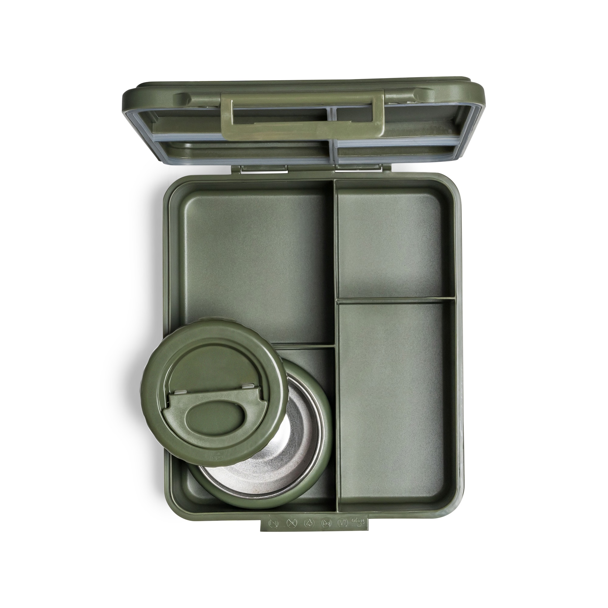 Citron Grand Lunch Box z Termosem - Tiger