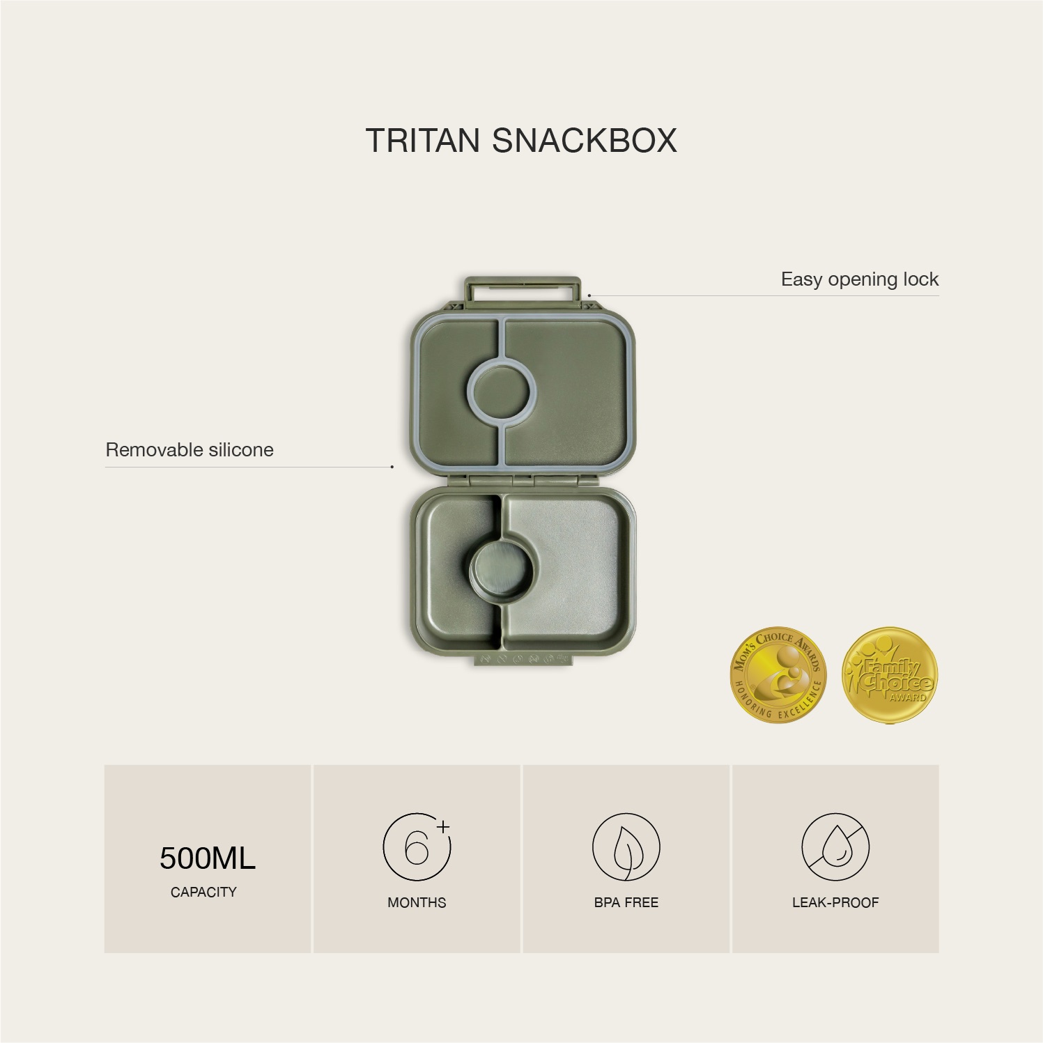 Citron Snack Box Tritanowy na przekąski - Stormy Unicorn