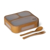 Citron Lunchbox ze Sztućcami - Caramel