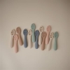 Mushie Pierwsze Łyżeczki dla Niemowląt 2-pack - Tradewinds/Shifting Sand