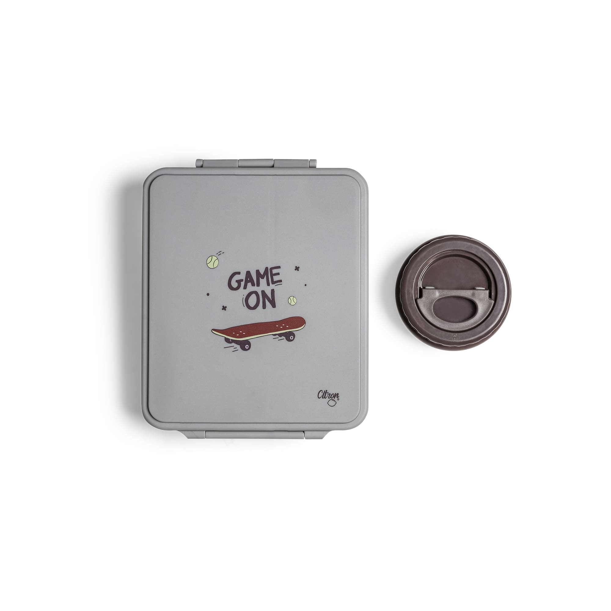 Citron Grand Lunch Box z Termosem - Cool Kid