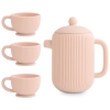 Mushie Silikonowa Zastawa do Herbatki - Blush