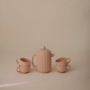 Mushie Silikonowa Zastawa do Herbatki - Blush