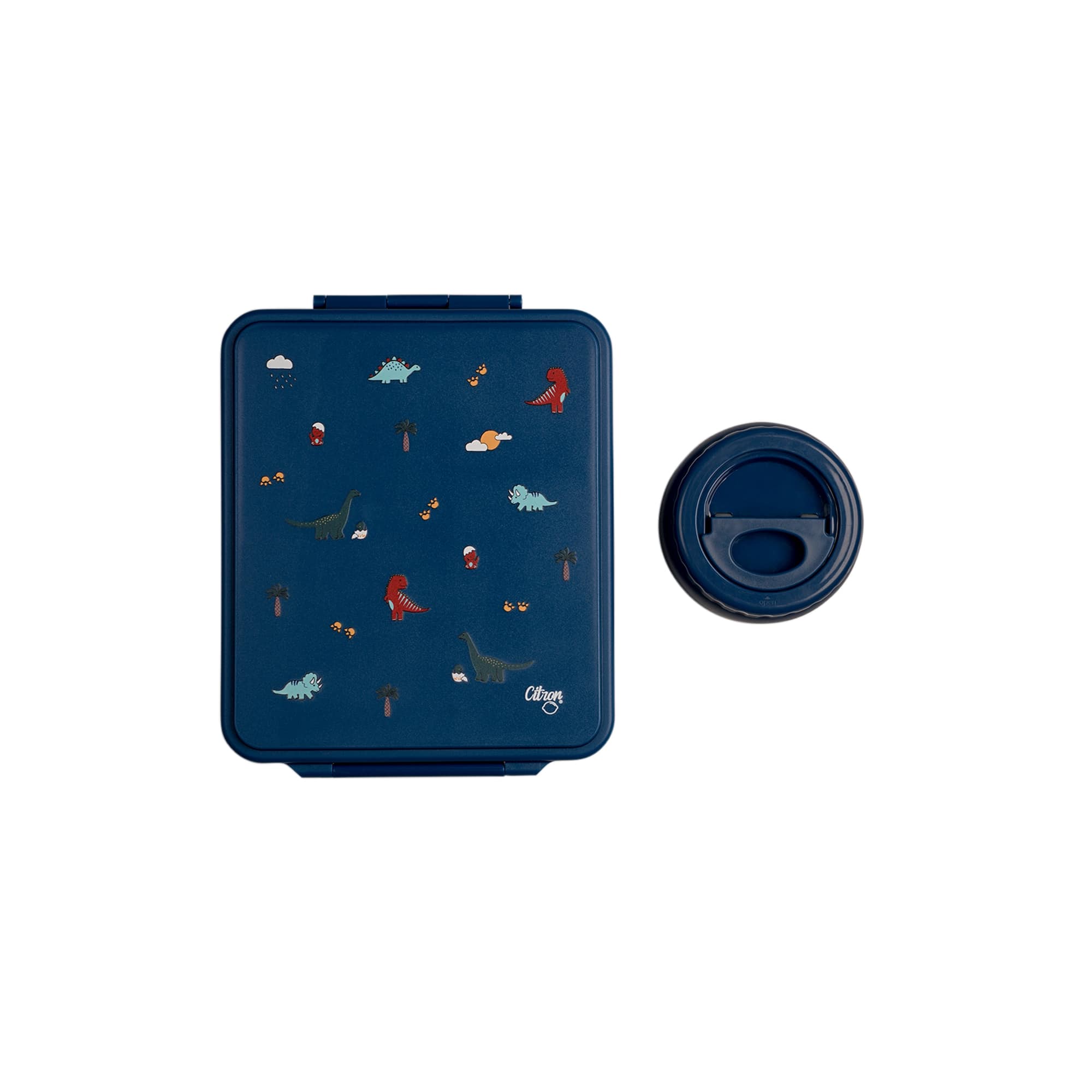 Citron Grand Lunchbox z Termosem - Blue Dino