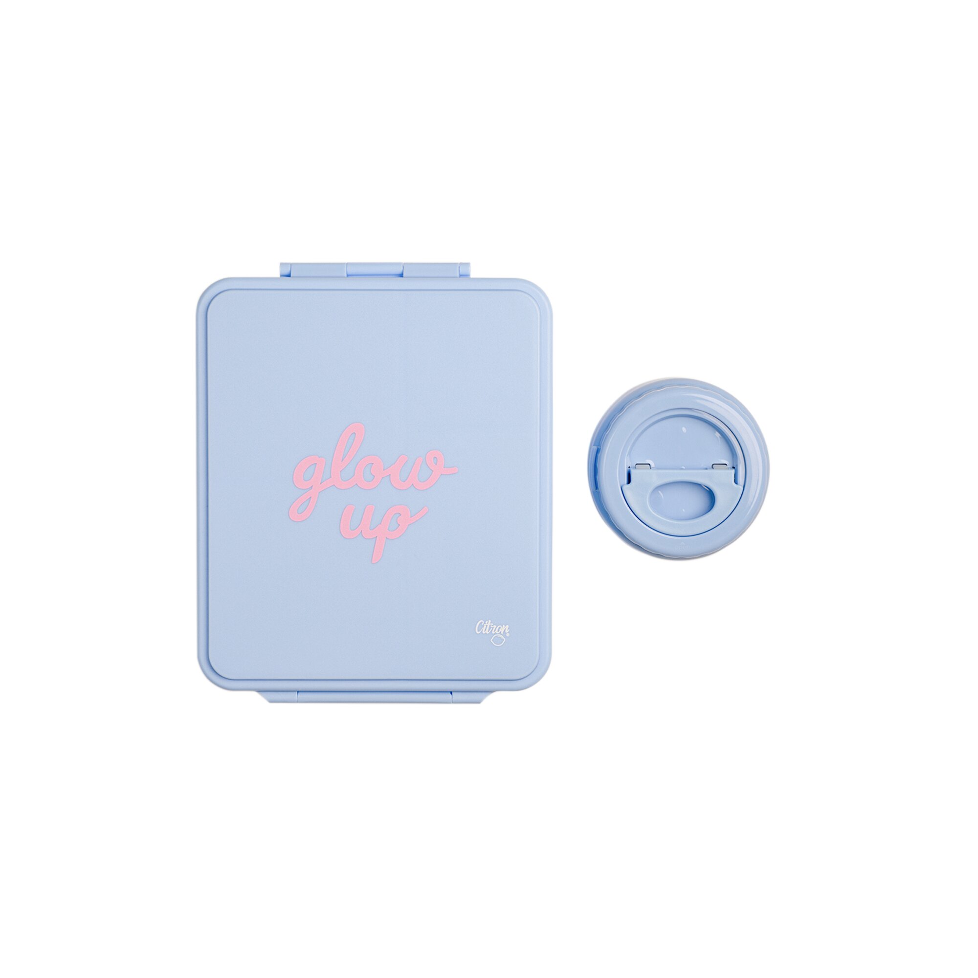Citron Grand Lunchbox z Termosem - Glow Up Blue